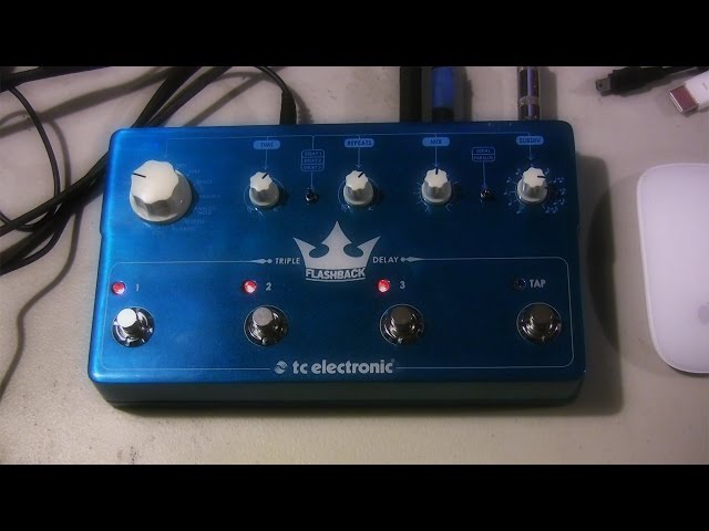 TC Electronic Flashback Triple Delay - First Look and Demo - YouTube