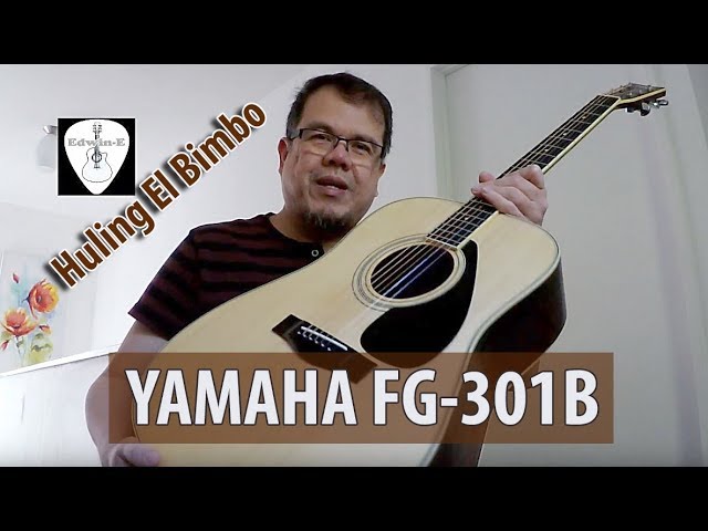 Yamaha FG301B Acoustic Guitar Review Demo - Huling El Bimbo