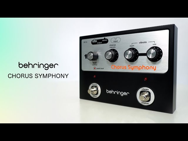 CHORUS SYMPHONY コーラス・ビブラート/ BEHRINGER - YouTube