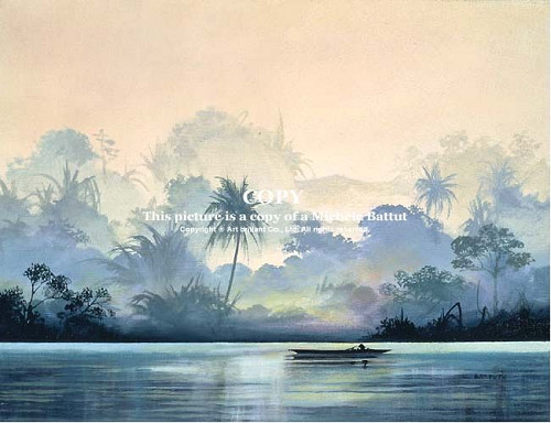 ミッシェルバテュ【アフリカの湖水】