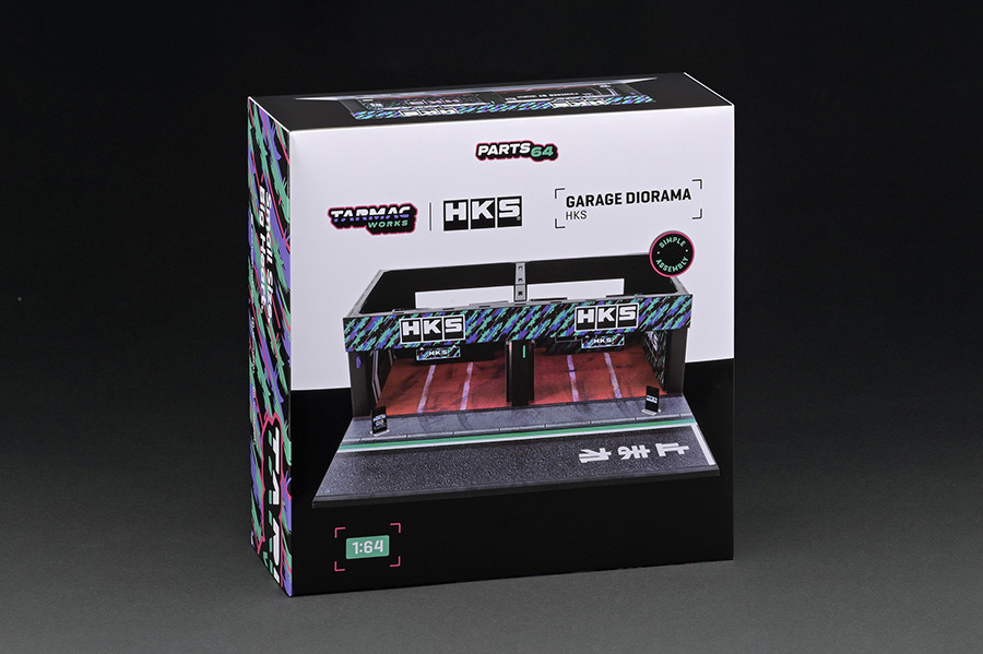 T64D-001-HKS 1/64 Pit Garage Diorama HKS | LINE UP | [公式