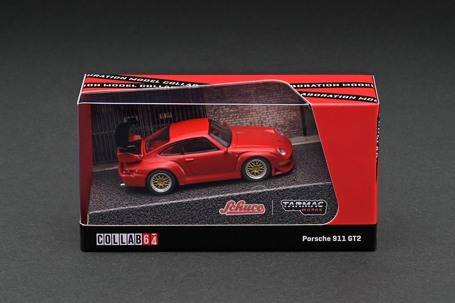 T64S-004-RD 1/64 Porsche 911 (993) GT2 Red | LINE UP | [公式