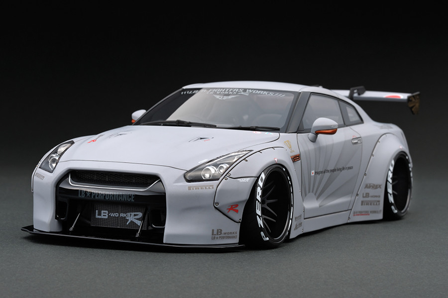 IG0669 1/18 LB-WORKS GT-R (R35) Matte Gray | LINE UP | ignition