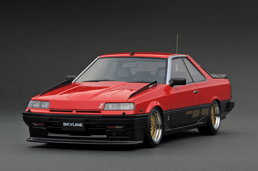 IG0989 1/18 Nissan Skyline 2000 RS-X Turbo-C (R30) Red | LINE UP