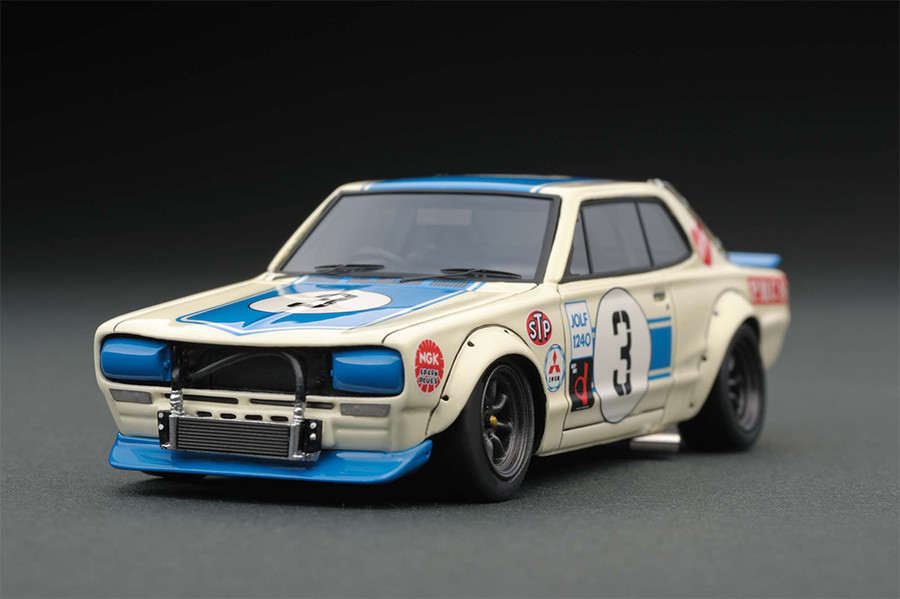 IG0167 1/43 Nissan Skyline 2000 GT-R (KPGC10) (#3) 1971 Fuji