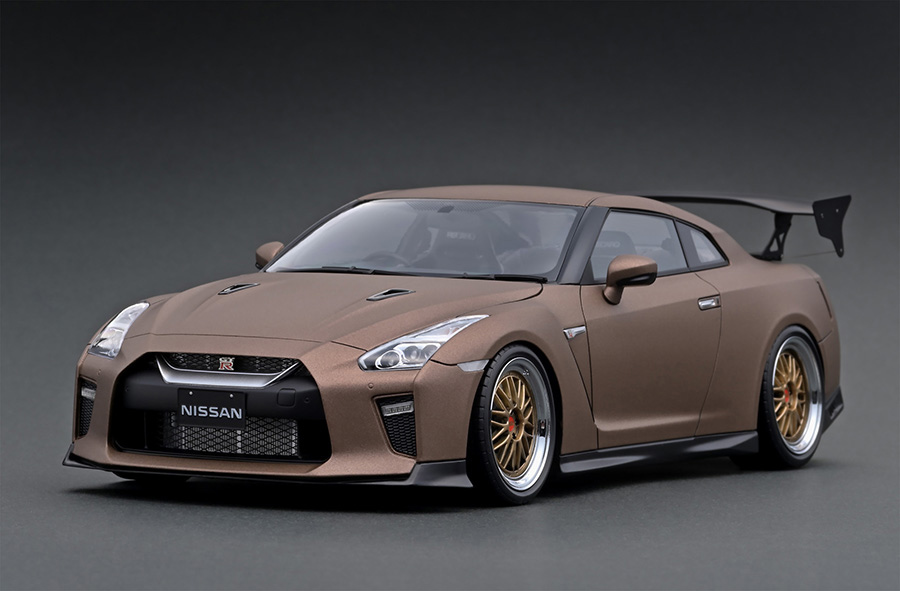 IG1760 1/18 NISSAN GT-R (R35) Premium Edition Matte Brown | LINE