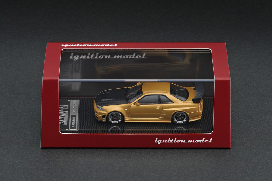 IG1875 1/64 Nismo R34 GT-R Z-tune Gold | LINE UP | [公式] ignition