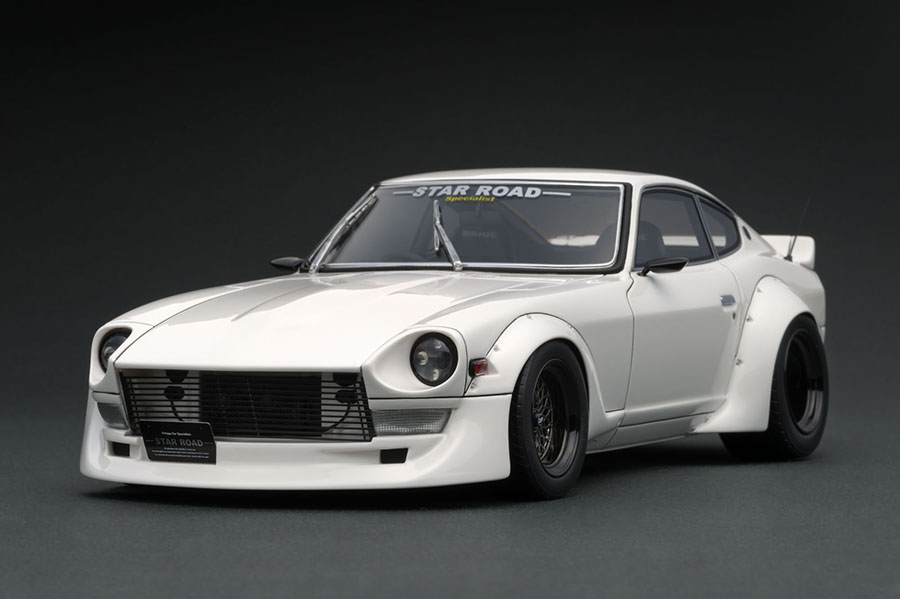 IG1361 1/18 Nissan Fairlady Z (S30) STAR ROAD White | LINE UP