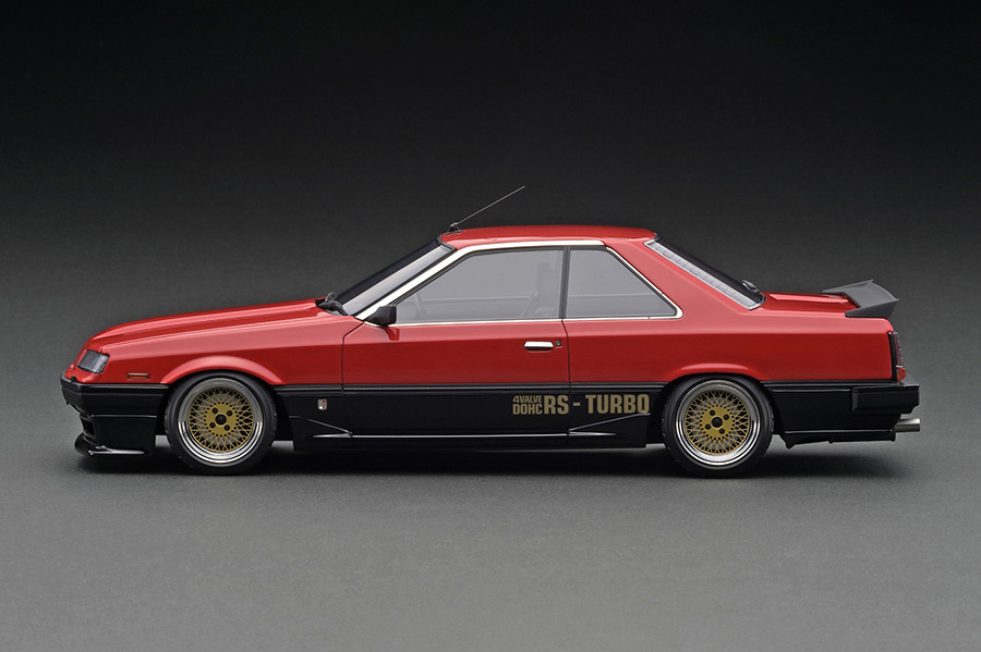 IG2439 1/18 Nissan Skyline 2000 RS-X Turbo-C (R30) Red/Black With
