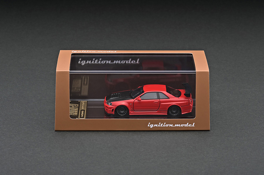 IG2578 1/64 Nismo R34 GT-R R-tune Red | LINE UP | [公式] ignition