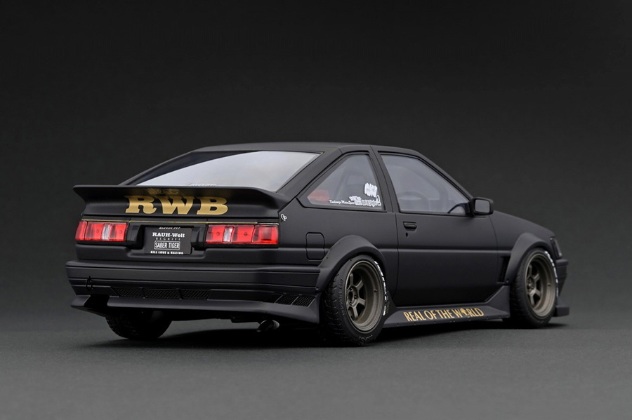 IG2606 1/18 RWB AE86 Matte Black | LINE UP | [公式] ignition model