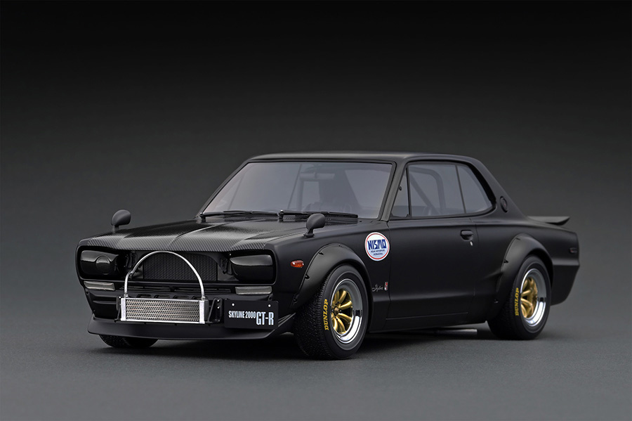 IG2021 1/18 Nissan Skyline 2000 GT-R (KPGC10) Matte Black | LINE