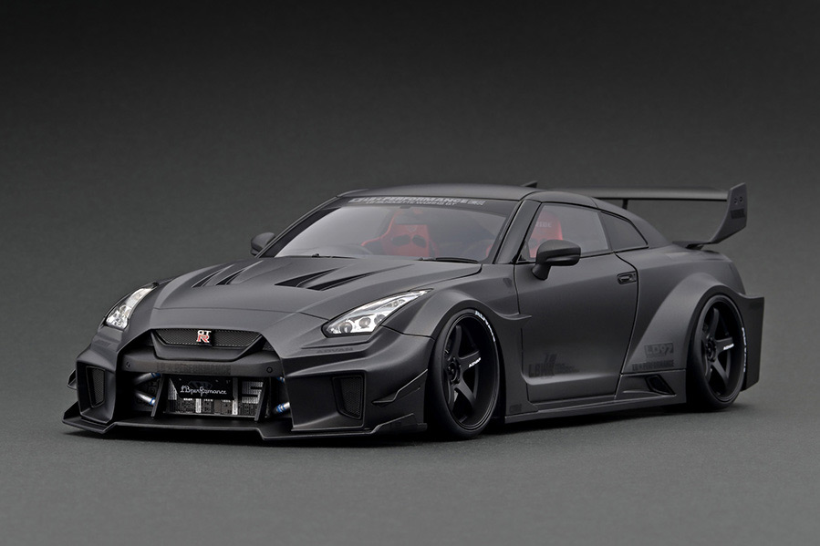 IG2353 1/18 LB-Silhouette WORKS GT Nissan 35GT-RR Matte Black
