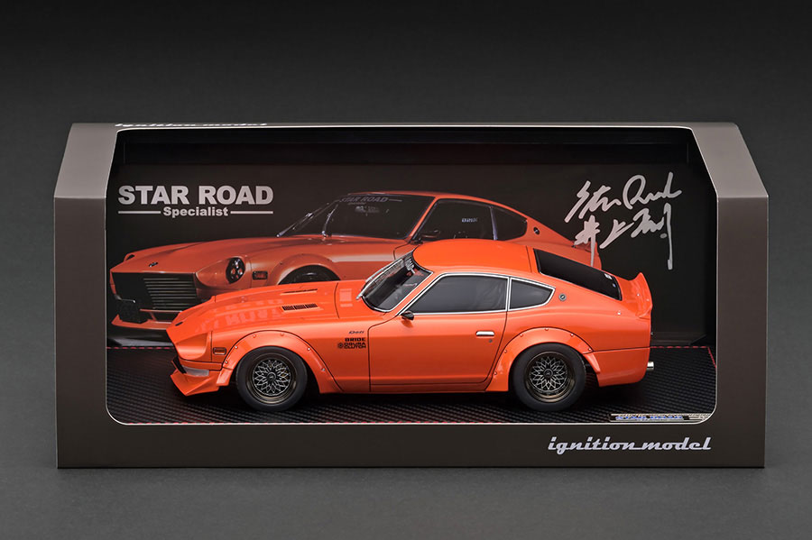 IG3523 1/18 Nissan Fairlady Z (S30) STAR ROAD Orange Metallic
