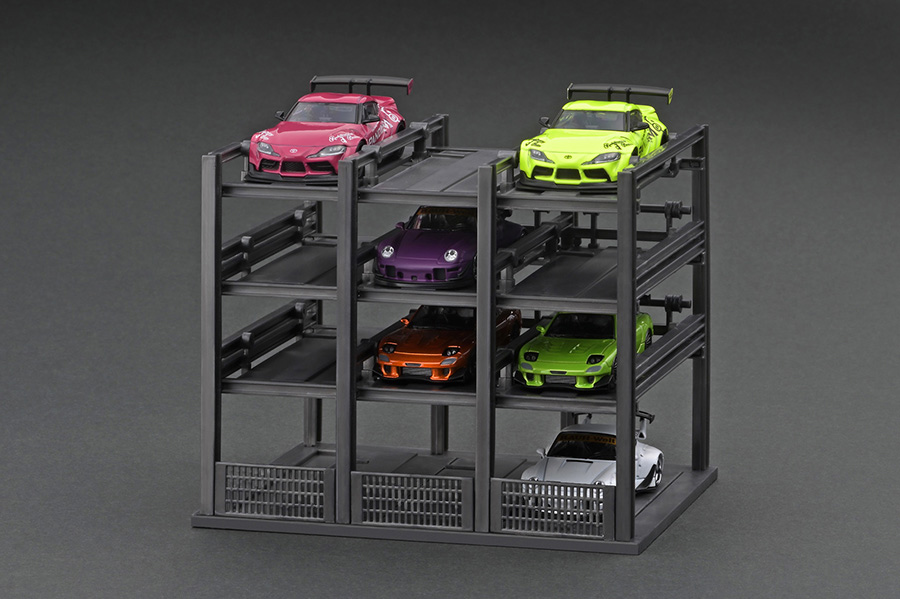IG3108 1/64 IG-Model Multi-storey Car Park Plastic Model Kit With