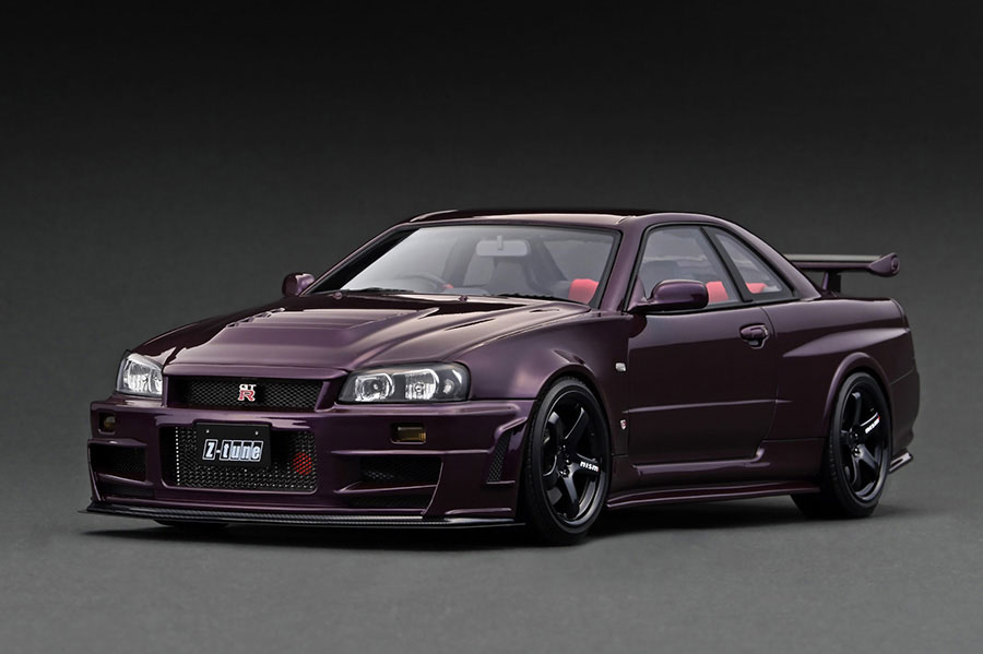 IG3225 1/18 Nismo R34 GT-R Z-tune Midnight Purple | LINE UP