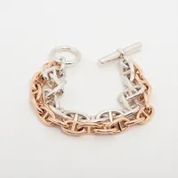 エルメス シェーヌダンクル 2023 ブレスレット GM13コマ×MM17コマ 925