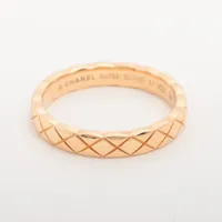 シャネル ココ クラッシュ リング 750(YG) 3.8g 51 A3660172｜中古