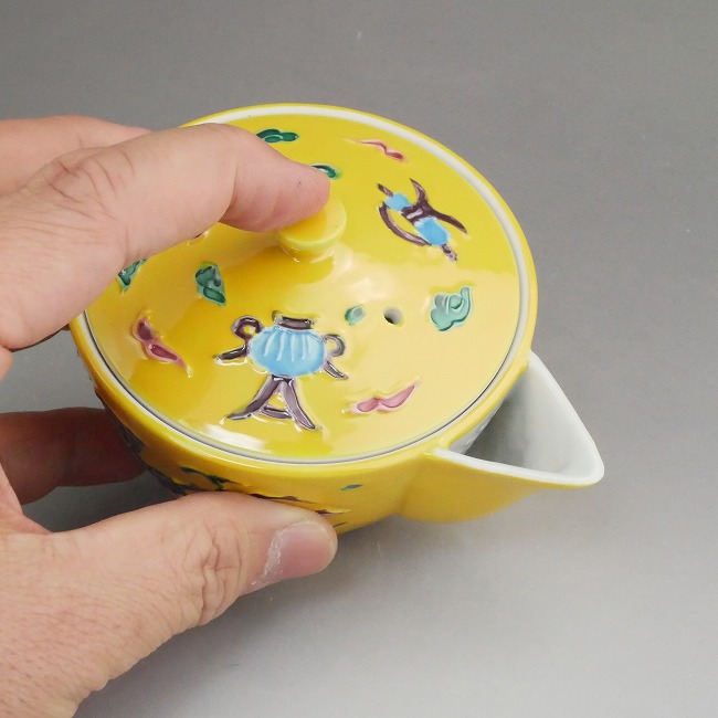 楽天市場】京焼 清水焼 黄交趾宝鳳凰宝瓶急須 昭阿弥 : 京焼清水焼専門