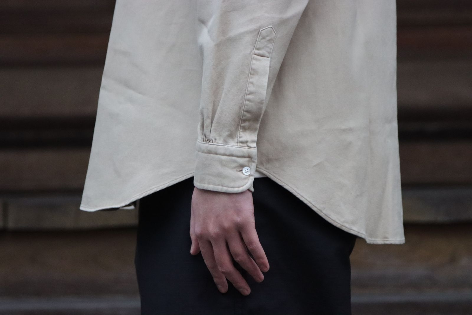 A.PRESSE BD Shirt(22SAP-02-02H)BEIGE style | 2201 | MARK