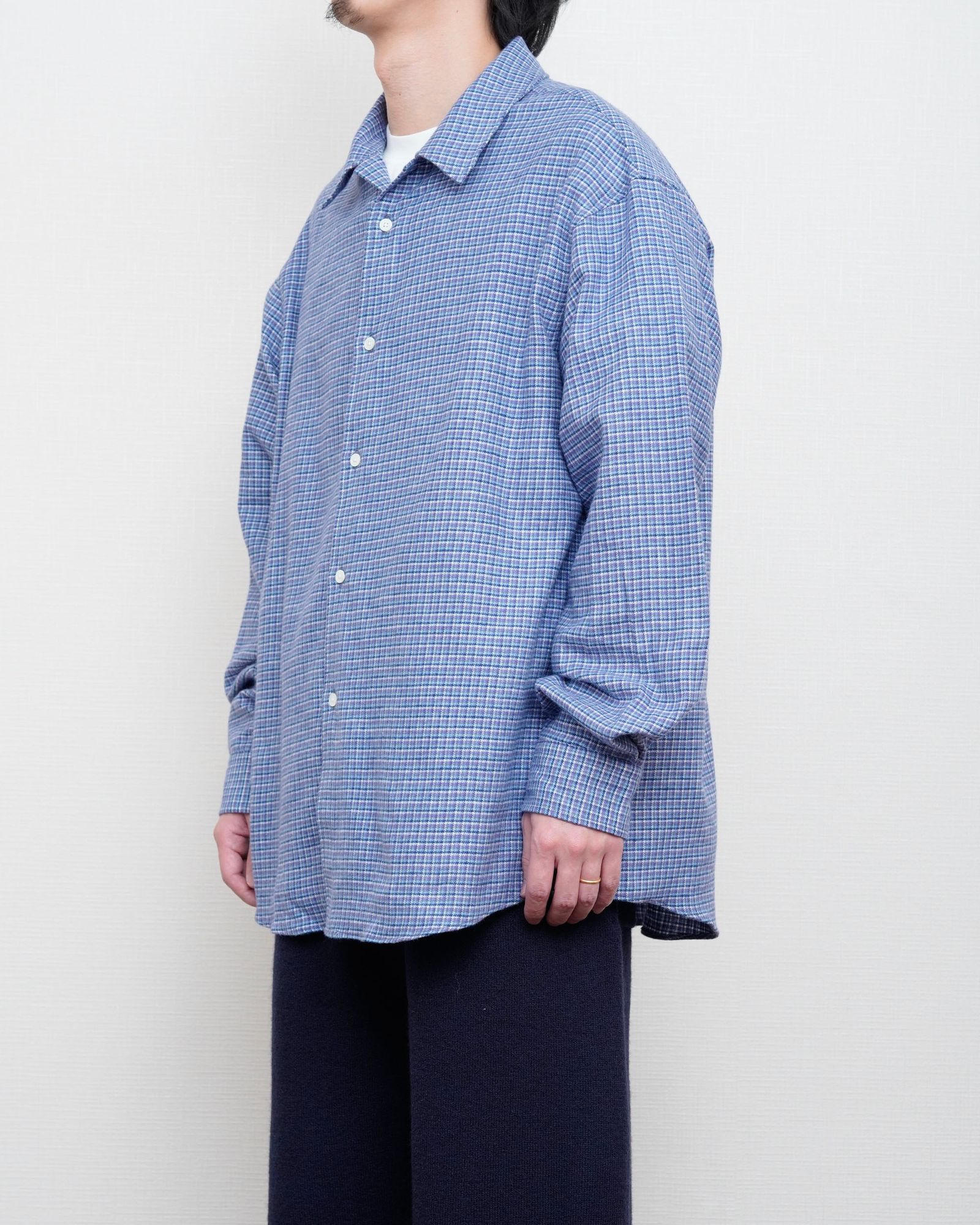 UNIVERSAL PRODUCTS - ORIGINAL CHECK SHIRTS（BLUE） | niki
