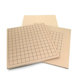 囲碁入門用囲碁盤 新桂木製9・13路碁盤（両用盤） 碁盤、碁石、囲碁