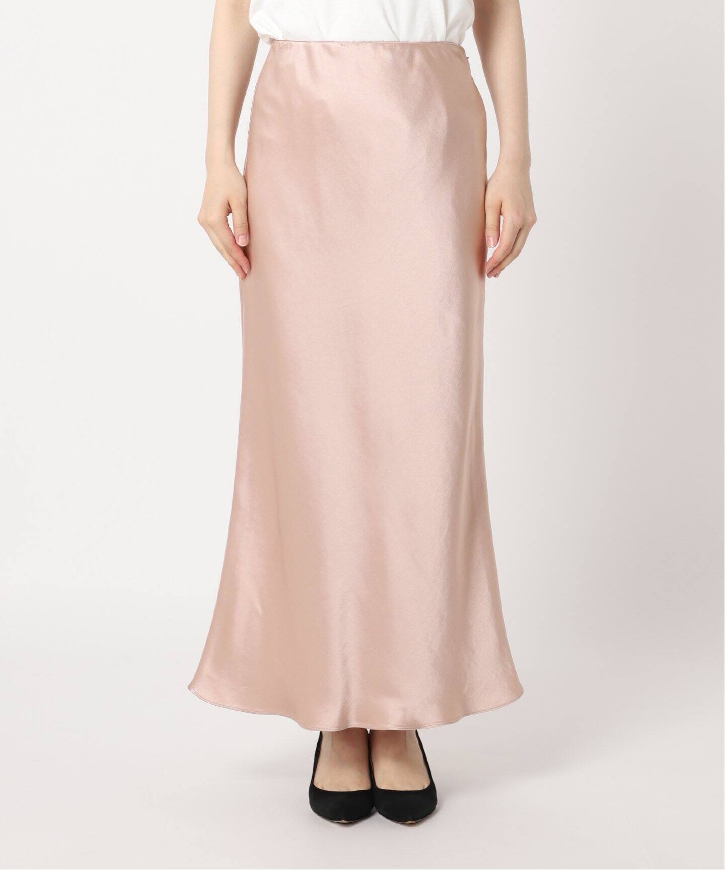 サテンフレアスカート（ロング・マキシ丈スカート）｜Spick and Span