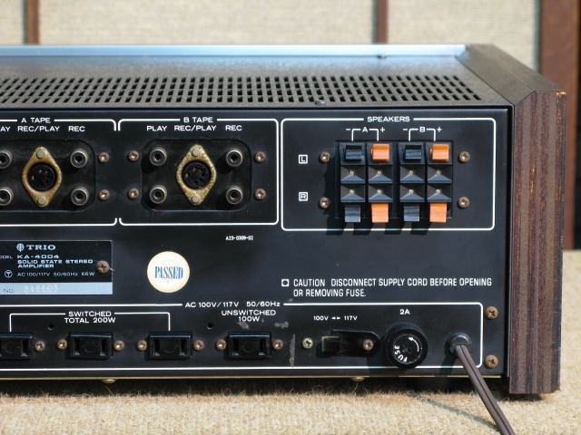 KA-4004 TRIO - 中古オーディオ 高価買取・販売 ハイファイ堂
