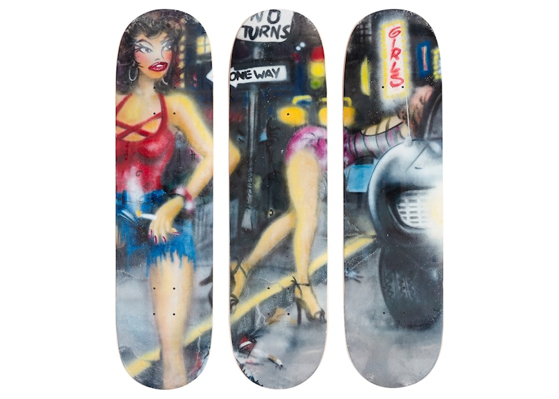 Supreme Lady Pink Skateboard Deck Set - FW21 - US