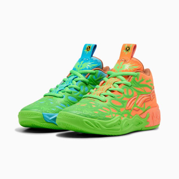 PUMA x LAMELO BALL x TMNT MB.04 Leonardo Michelangelo Little Kids