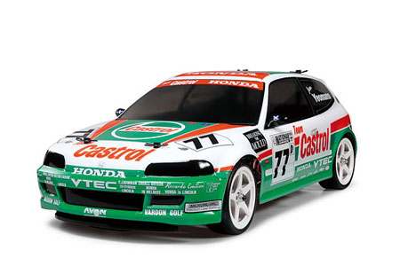 1/10 電動RCカー カストロール Honda シビック VTi（FF-03シャーシ