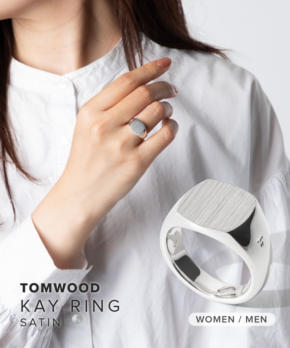 トムウッド TOM WOOD Kay Ring Satin 100568 R74HKANA02S925