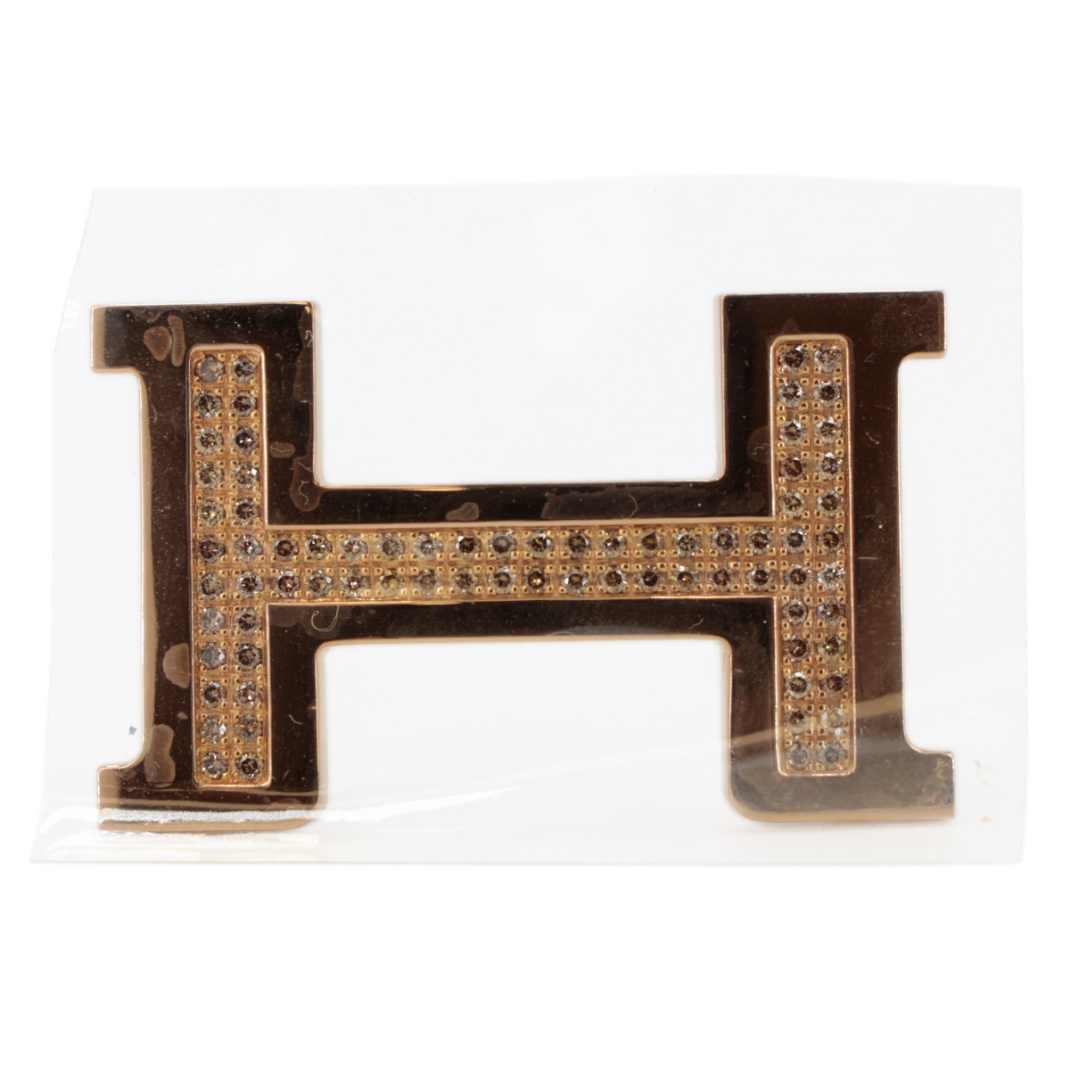 ランク A HERMÈS エルメス Hベルト バックル ゴールド ゴールド金具