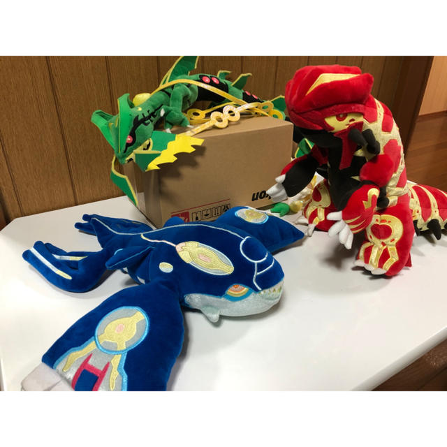 ゲンシ カイオーガ ゲンシ グラードン メガ レックウザの通販 by