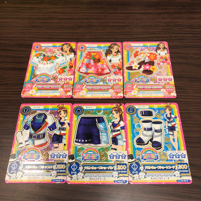 アイカツ! - ⑪旧アイカツカード☆アイカツジャパンツアー☆2セット6枚