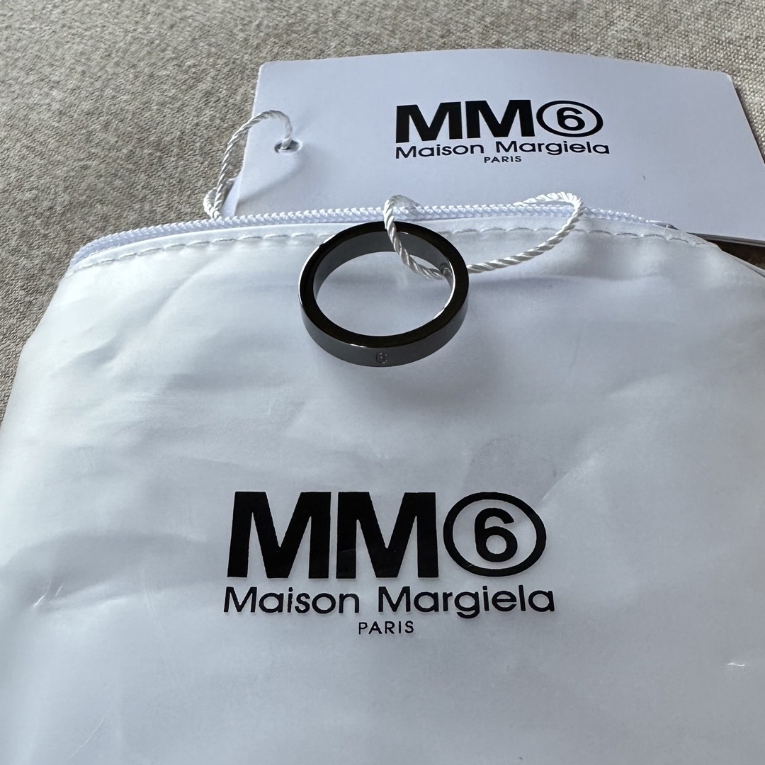 MM6 - 5新品 メゾン マルジェラ MM6 ナンバリング ロゴ リング ダーク