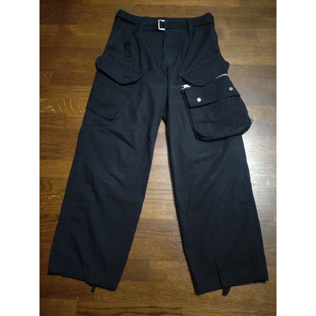 Sacai Bag Detail ButtonedJacket ポーチ付ブルゾン