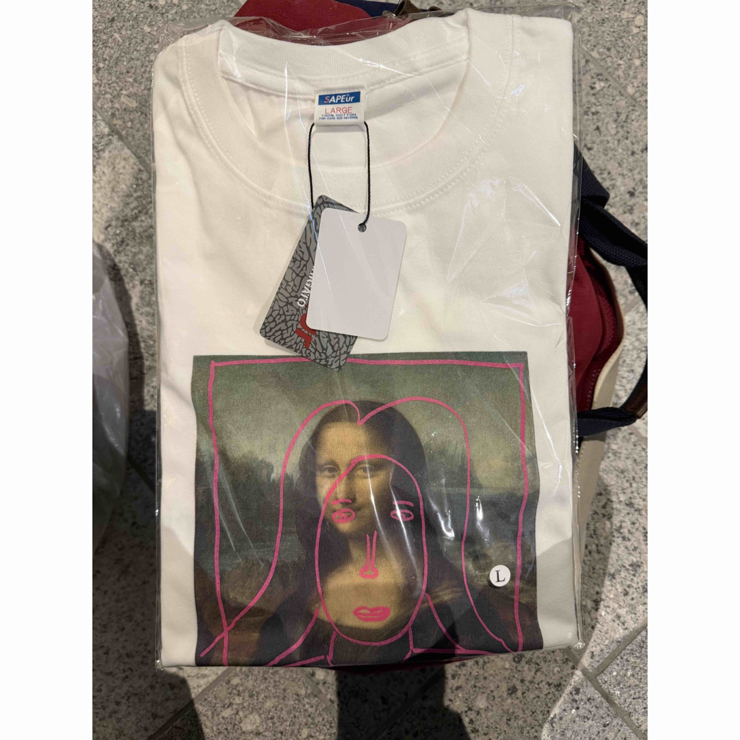 浜田雅功 x SAPEur 空を横切る飛行雲展コラボ 限定Tシャツ Lサイズの