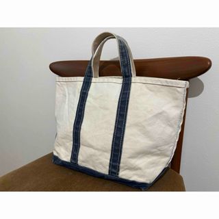L.L.Bean - 【80's 2色ギザタグ耳あり】L.L.Bean トートバッグ