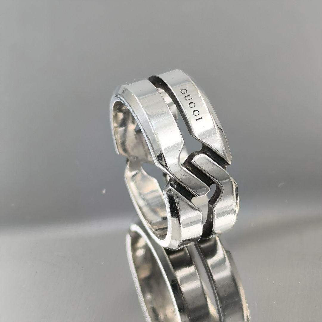 GUCCI - 美品✨GUCCI インフィニティ ノット リング 22号 シルバー925