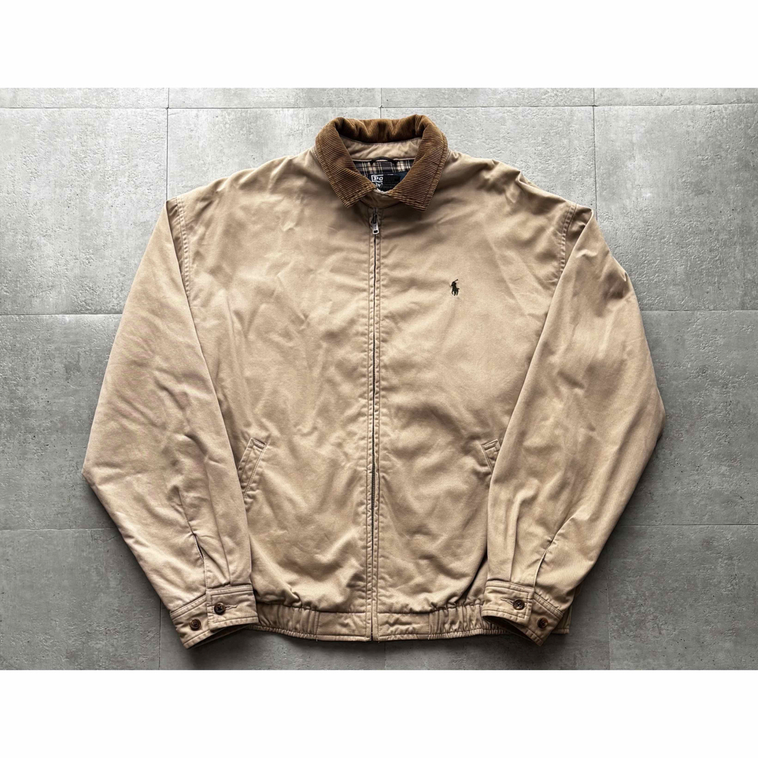 POLO RALPH LAUREN - 90s ポロバイラルフローレン スイングトップ 襟