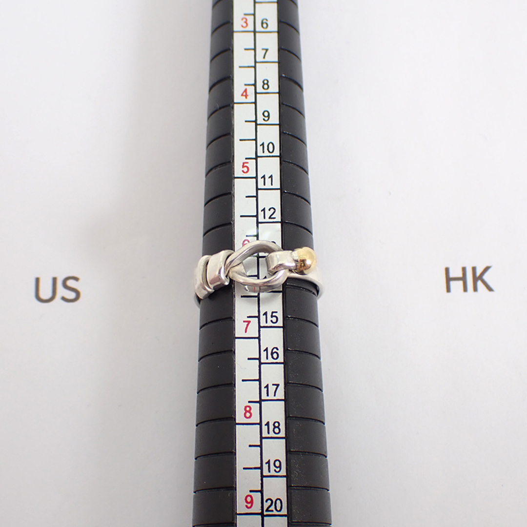 Tiffany & Co. - ティファニー 925/750 フック＆アイ リング /12号