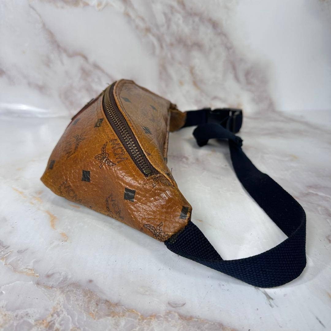 MCM - 希少 大人気 MCM ヴィセトス レザー ウエストポーチ ボディ