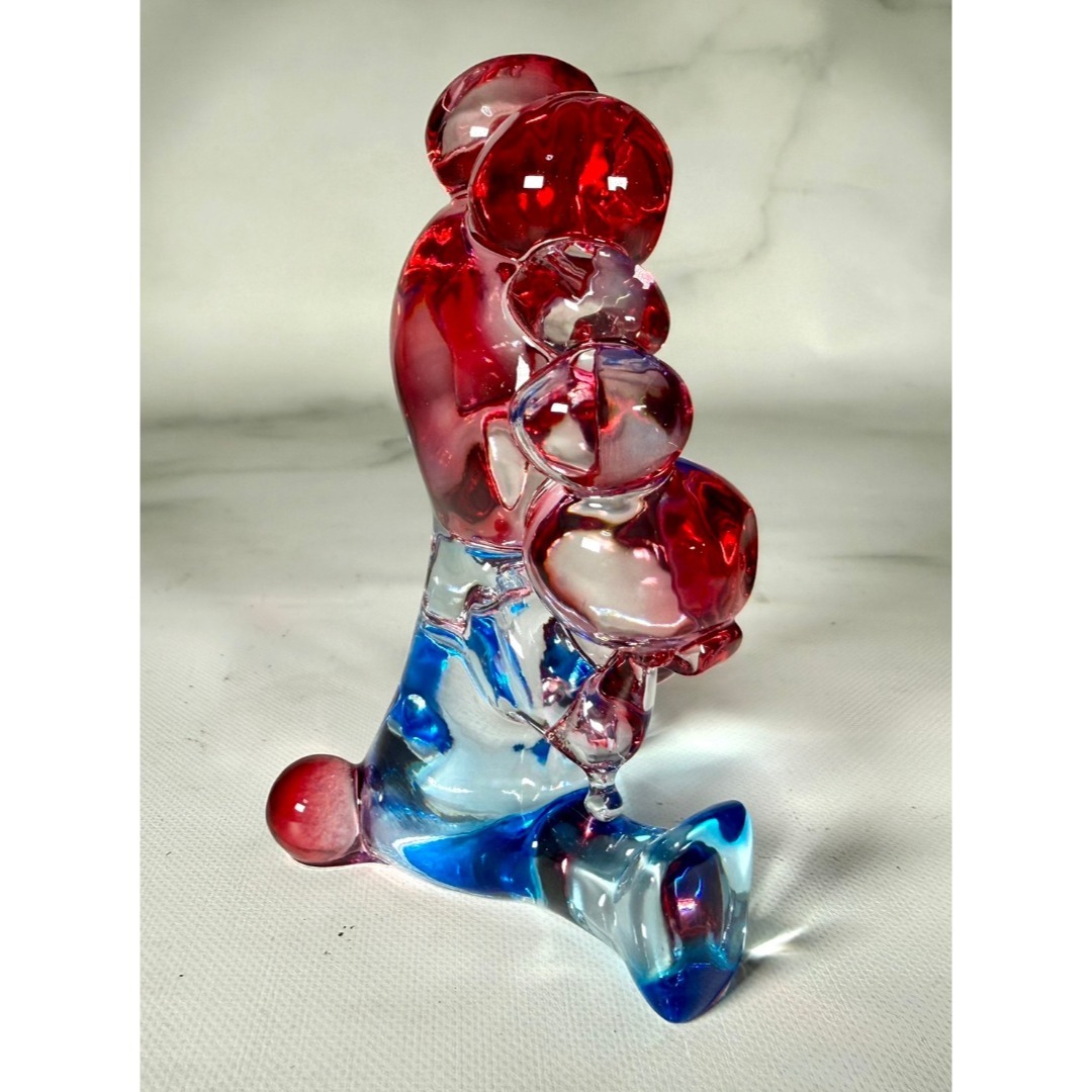 ミャクミャク クリアフィギュア EXPO2025 / レッド×ブルーの通販 by は