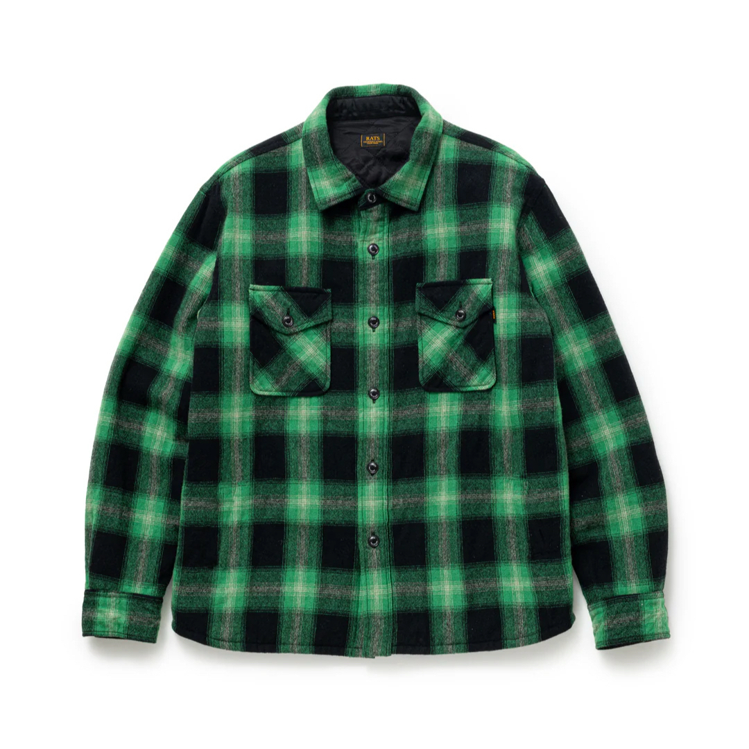 RATS - キムタク着 私物 RATS WOOL CHECK SHIRT JKT ジャケットの通販