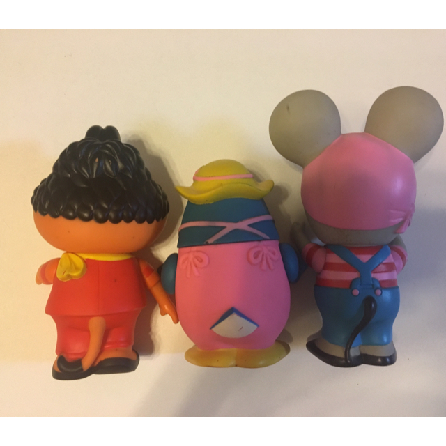 昭和のおもちゃ にこにこぷん ソフビ人形セット 難ありの通販 by