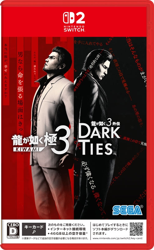 龍が如く 極3 / 龍が如く3外伝 Dark Ties : Game Soft (Nintendo