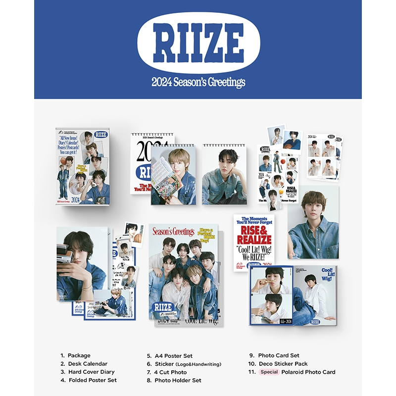 RIIZE 2024 SEASON'S GREETINGS (CALENDAR+GOODS) : RIIZE | HMV&BOOKS