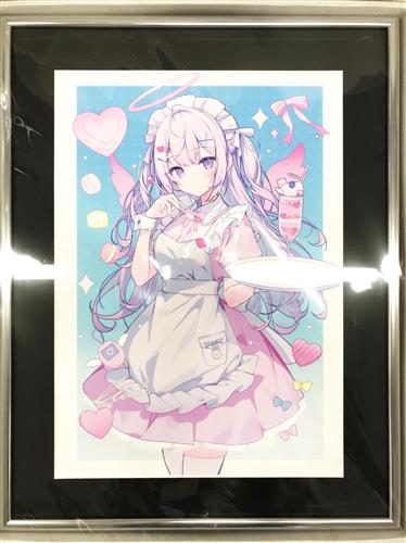 イコモチ コモチ展～CHIFFON～ 先生直筆サイン入り複製イラスト ｲｺﾓﾁｺ