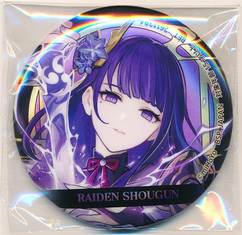 原神 ホログラム缶バッジ～稲妻城～ 雷電将軍 ｹﾞﾝｼﾝﾎﾛｸﾞﾗﾑｶﾝﾊﾞｯｼﾞｲﾅｽﾞﾏ